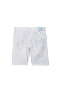 P020 MID RISE SHORT - WORN WHITE IRIDESCENT PEARL - Clique Apparel