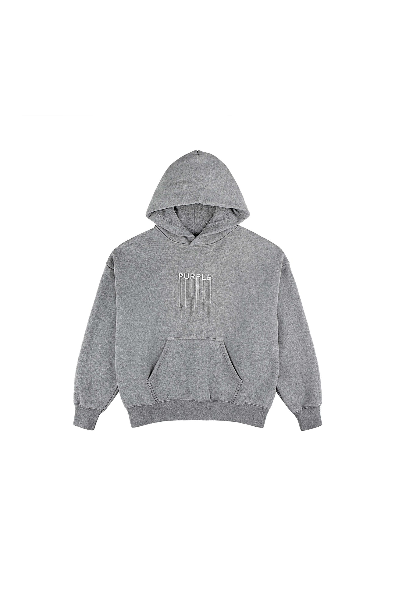 PURPLE BRAND - Trademark Drip Hoodie (Grey)