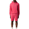 P413 RELAXED FIT SHORT - WORDMARK HOT PINK - Clique Apparel