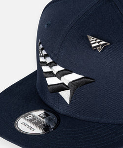 Paper Planes - Crown 9 Fifty Snapback Hat - Navy