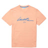 Lacoste - Script T-shirt - Light Orange - Clique Apparel