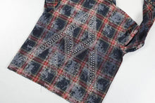 Load image into Gallery viewer, Paper Money -  Rhinestone Flannel -  Blue Red