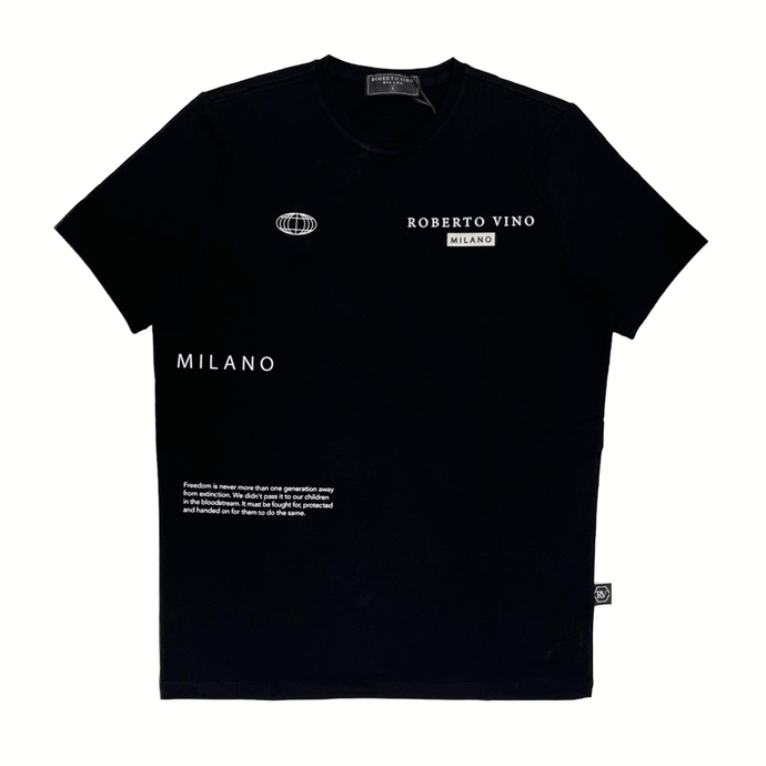 Roberto Vino - Tech Pack Tshirt - Black - Clique Apparel