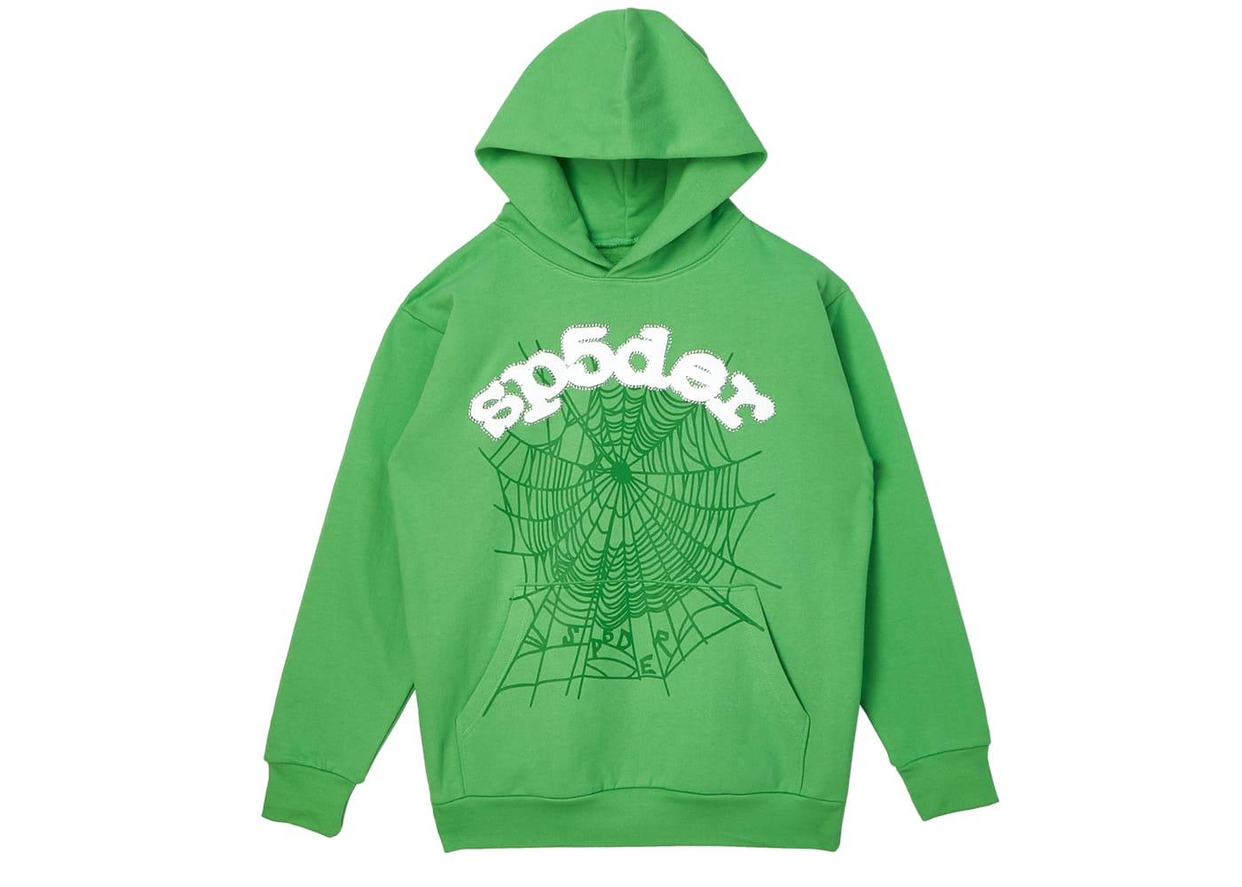 Sp5der Web Hoodie lime Green