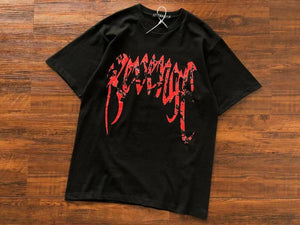 Revenge - Red Bones Tee Black - Clique Apparel