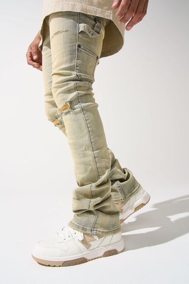 Serenede - Cedar Stacked Jeans - Earth - Clique Apparel