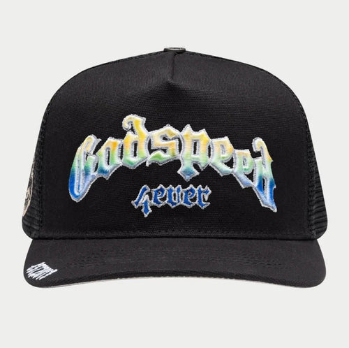 GodSpeed - Trucker Hat Gradient Black