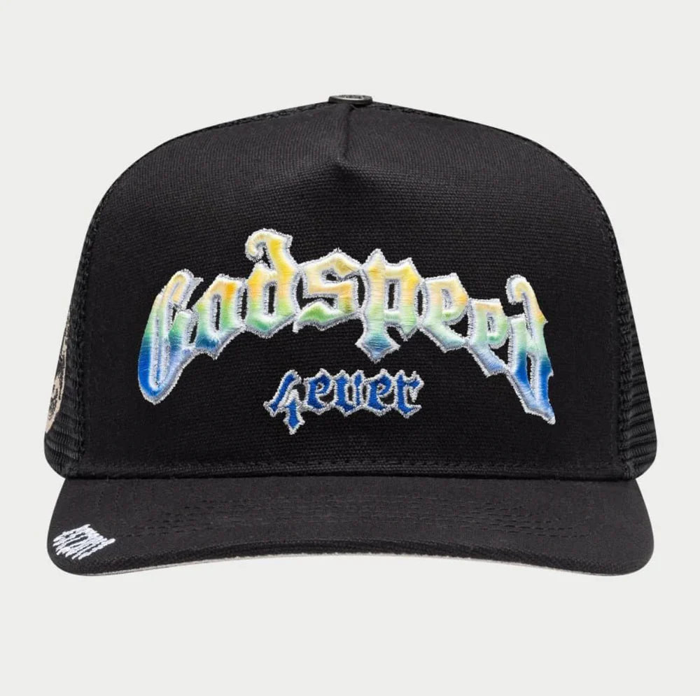 GodSpeed - Trucker Hat Gradient Black