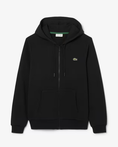 Lacoste - Men's Zip Up  Hoodie - Black