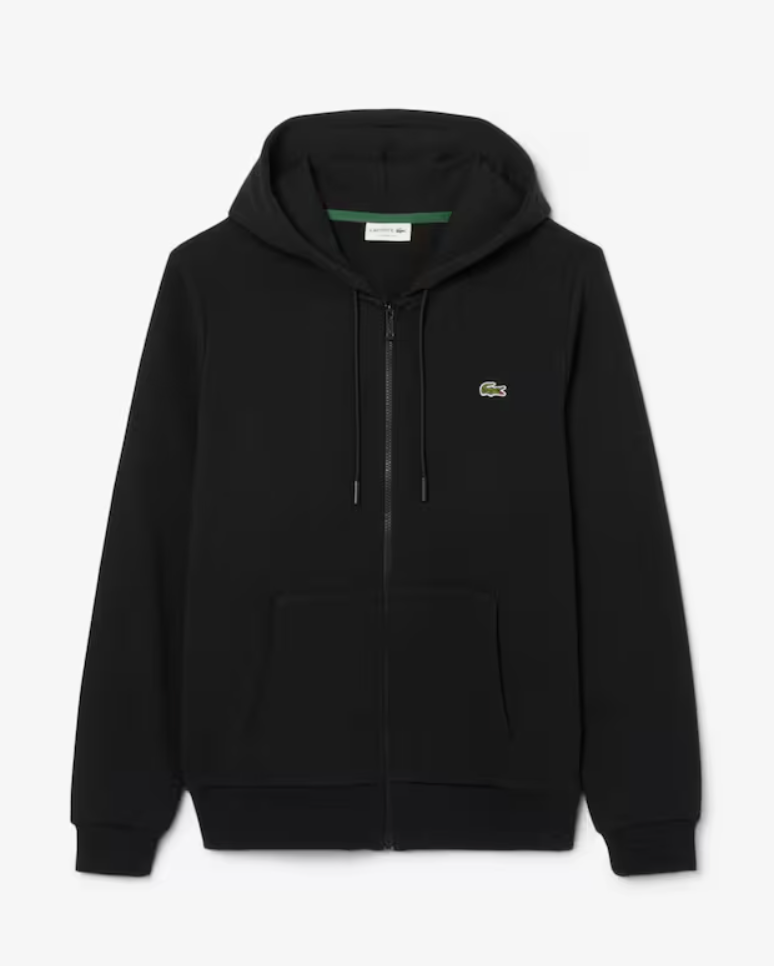 Lacoste - Men's Zip Up  Hoodie - Black