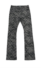 Load image into Gallery viewer, Vicious Grey Camo Embellished Rhinestone Denim