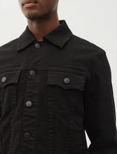 Load image into Gallery viewer, True Religion - Denim Trucker Jacket - Black