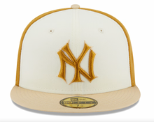 Load image into Gallery viewer, New Era - Chrome Anniversary 59FIFTY Fitted Hat - Cream/Gold