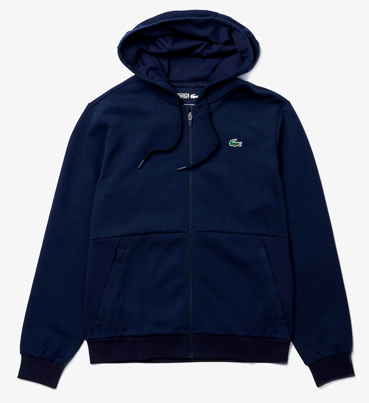 Lacoste - Men's Zip Up  Hoodie - Navy Blue