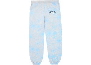 Sp5der - AOP Sweatpants - Grey/Blue