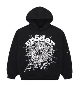 Sp5der - OG Web Hoodie - Black/White