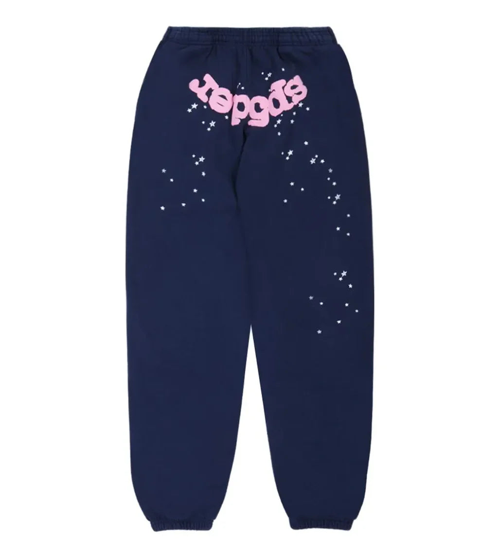 Sp5der sweatpants in blue outlet