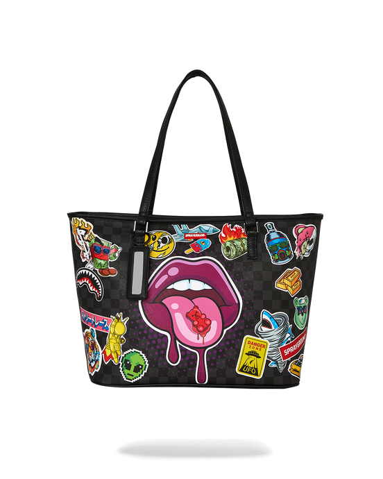 Sprayground Lips Smack Down Tote
