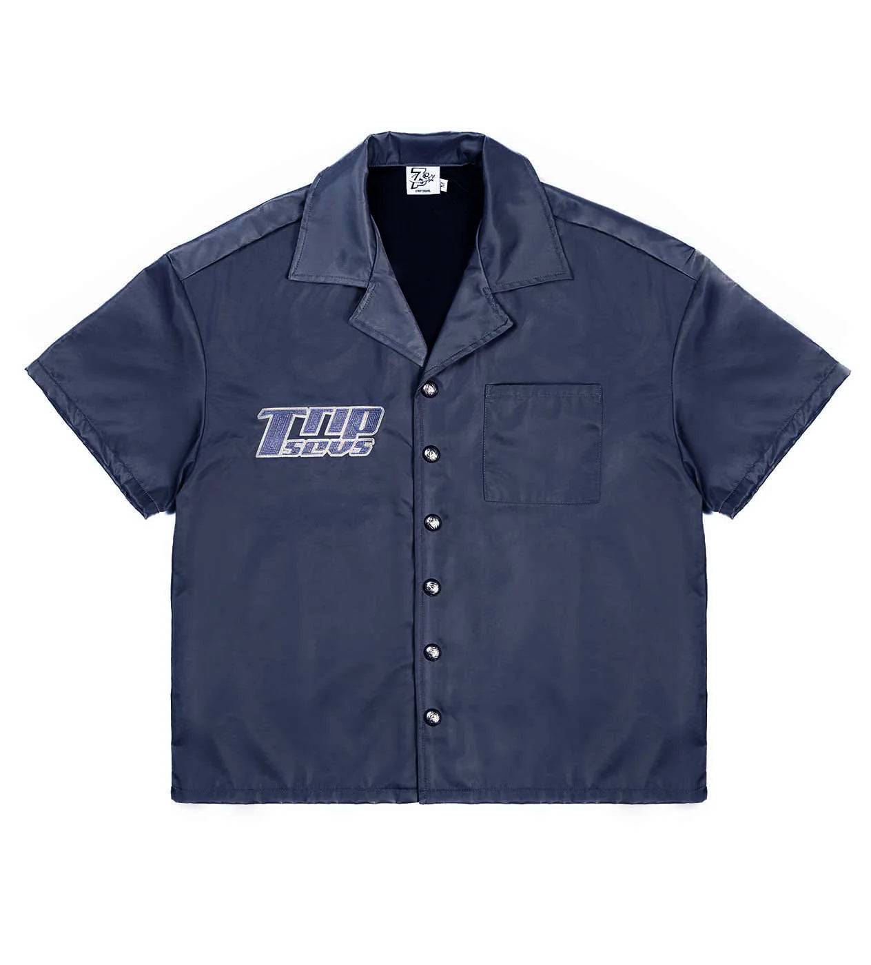 Triple Sevens - Navy Button Up