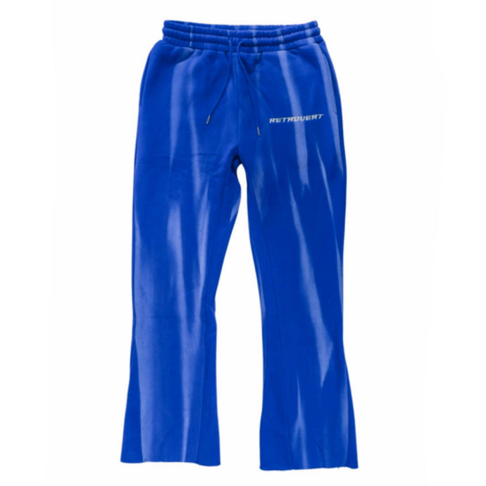 RETROVERT-Flare Blue Sweatpants