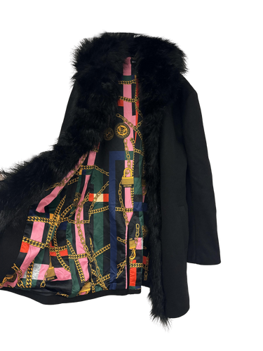 Makobi - Fur Long Coat - Clique Apparel