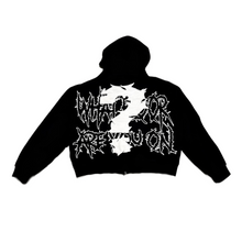 Load image into Gallery viewer, Floor914 - Black Numeral Zip Up