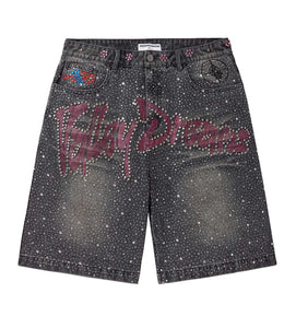 Valley - Forever Iced Out Jort s - Clique Apparel