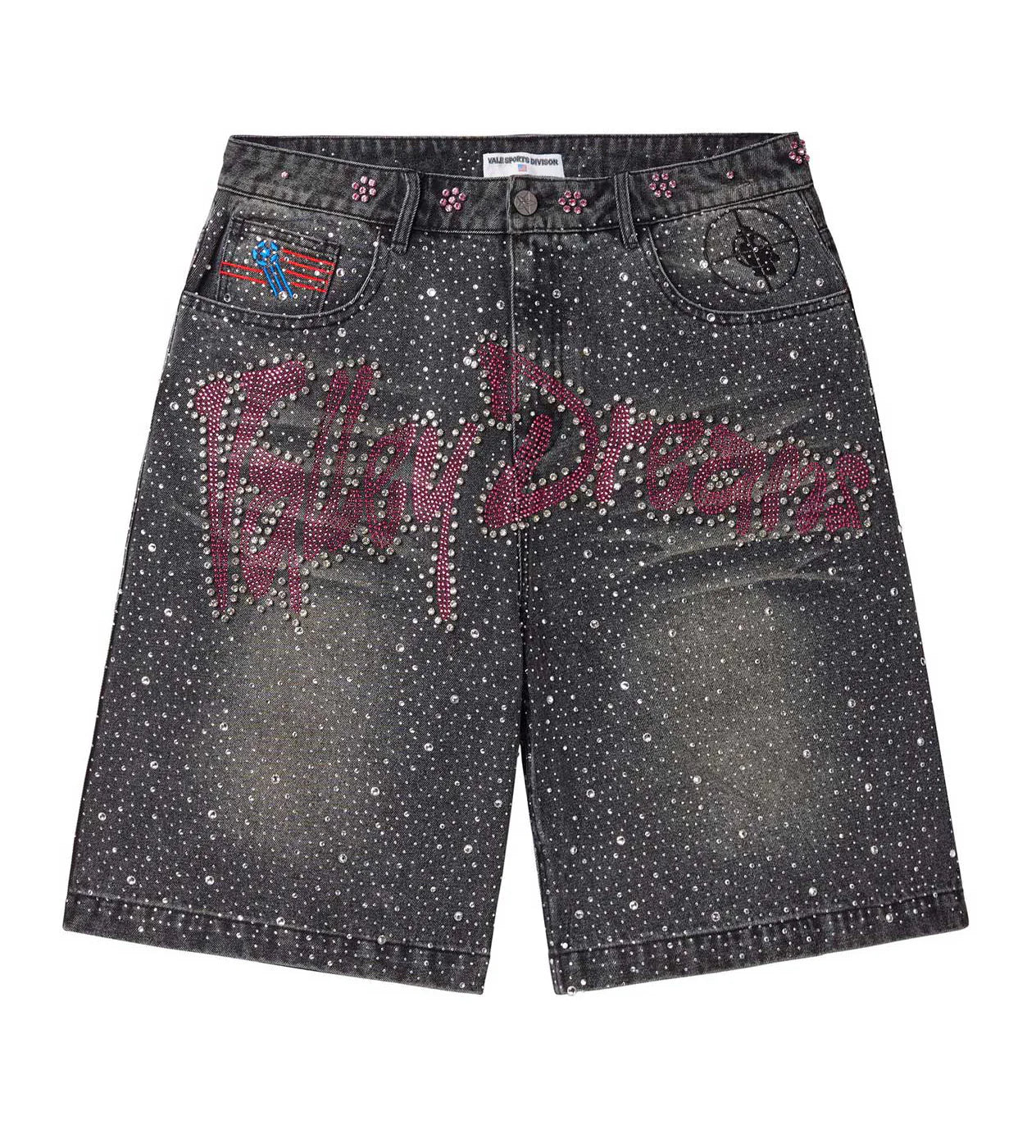 Valley - Forever Iced Out Jort s - Clique Apparel