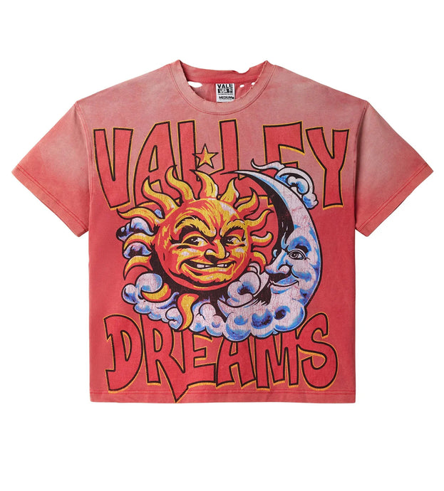 Valley - Trashed Sun Red Tee
