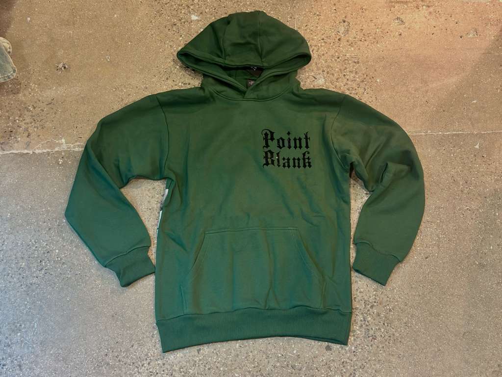 Point Blank - Rebelz Luxe Rhinestone Hoodie - Green