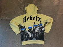 Load image into Gallery viewer, Point Blank - Rebelz Luxe Rhinestone Hoodie - Butter