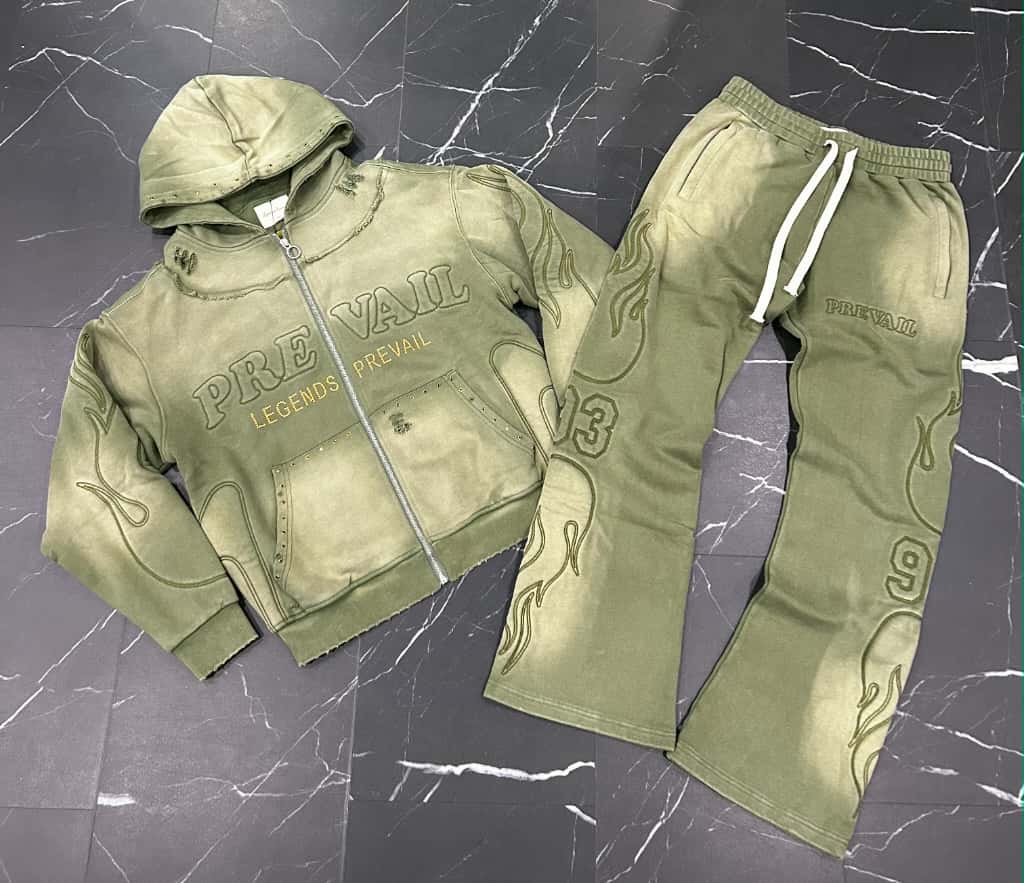 Legends Prevail - Premium SweatSuit -  Olive