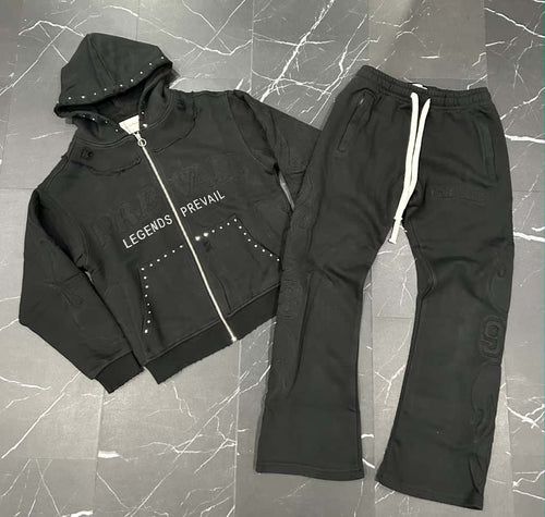 Legends Prevail - Premium SweatSuit -  Black