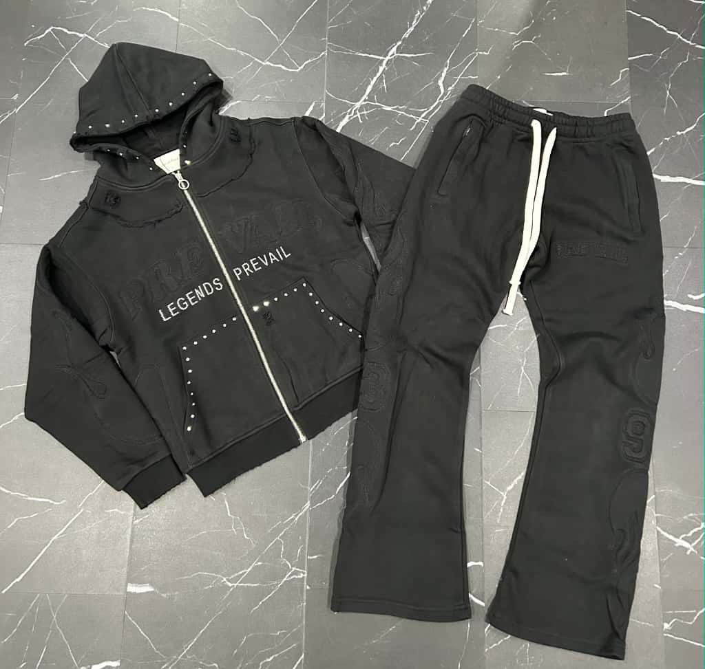 Legends Prevail - Premium SweatSuit -  Black