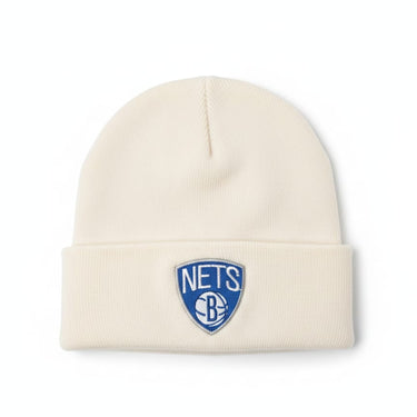 Mitchell & Ness - Plain Beanie - White - Clique Apparel