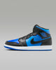 Nike - Air Jordan 1 Mid - Black/Royal Blue - Black - White - Clique Apparel