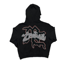 Load image into Gallery viewer, Mixed Emotion - Black Rhinestone Hoodie