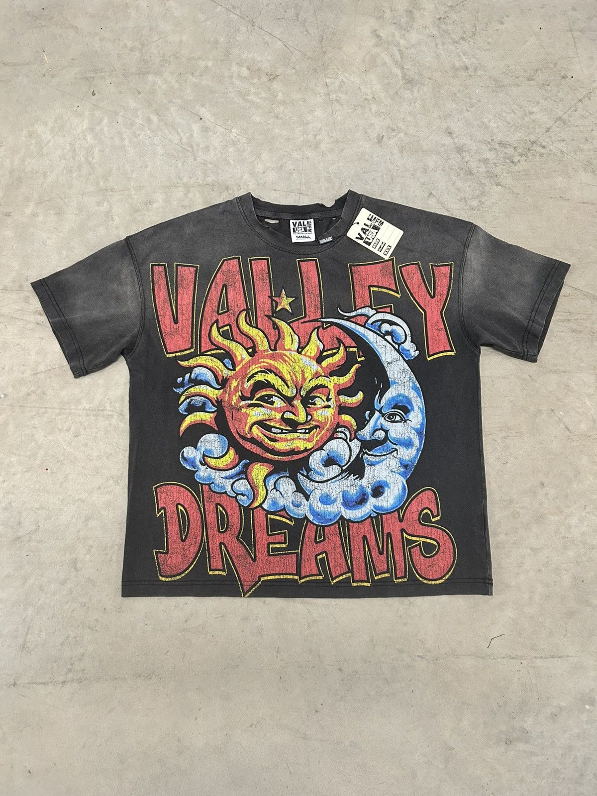 Valley - Trashed Sun Black Tee