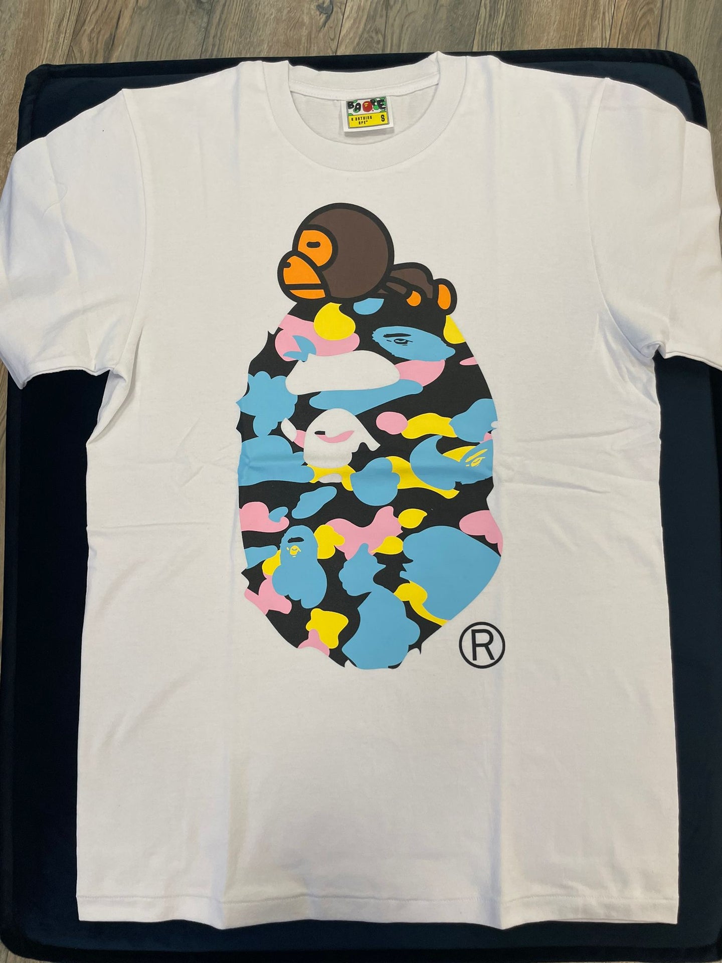 Bape multi camo tee hotsell