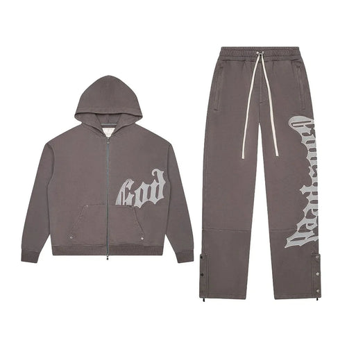 Godspeed - OG Logo Sweatsuit V2 (Stone/Grey) 2025
