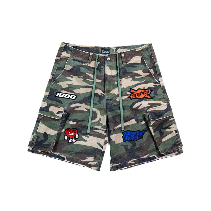 Triple Sevens - Camo Shorts