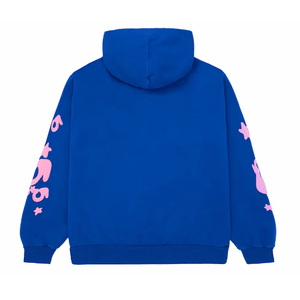 Spider -  Worldwide Beluga Hooded Sweatshirt - Blue Pink