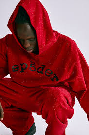 Sp5der - VVS Hoodie Red - Clique Apparel