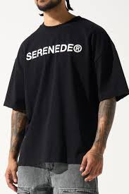 Serenede - Classic Black Tee - Clique Apparel