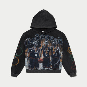 Godspeed - DreamTeam '24 Hoodie (Black Wash)