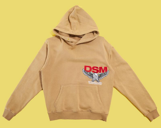 Diet Starts Monday - Eagle Hoodie - Tan - Clique Apparel
