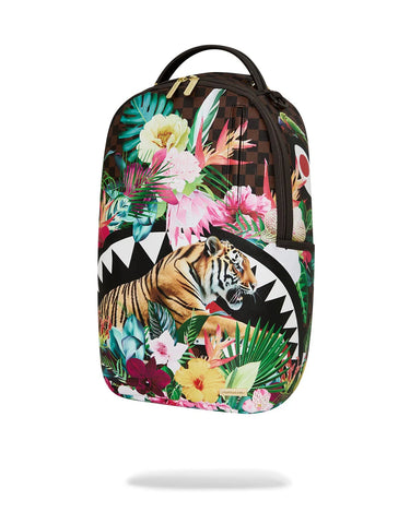 Sprayground - Sip Flowering Jungle Shark Backpack - Clique Apparel
