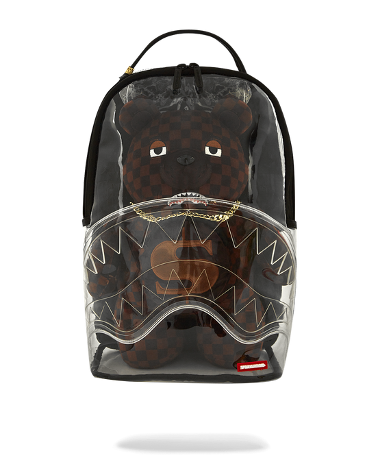 Sprayground - Clear Backpack - Sharks in Paris Bear