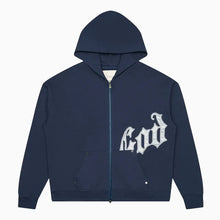 Load image into Gallery viewer, Godspeed - OG Logo Sweatsuit V2 (Navy/Silver)