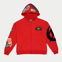 Load image into Gallery viewer, Godspeed - Squadron Hoodie - Red